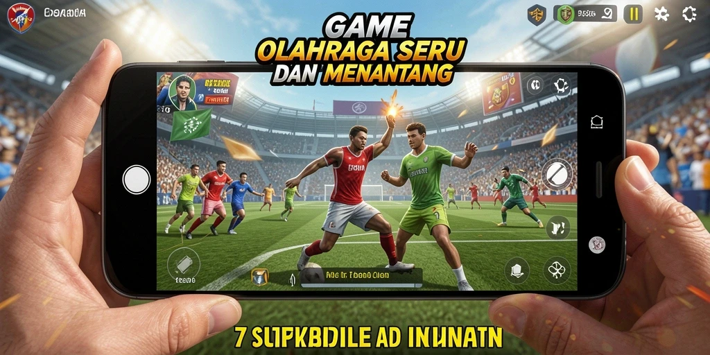 Tampilan gameplay seru di <strong>73K</strong> dengan aksi olahraga memukau.