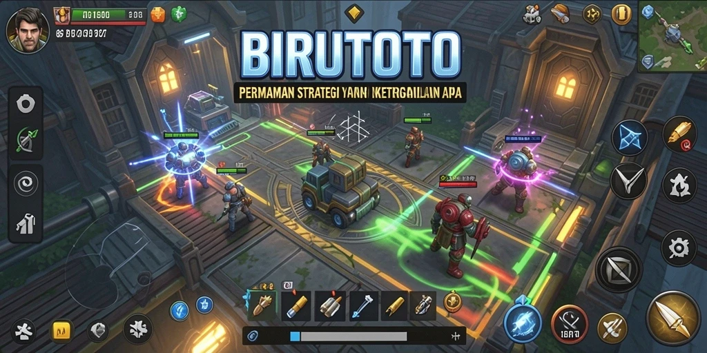 Tampilan gameplay BIRUTOTO yang mendebarkan dan strategis.
