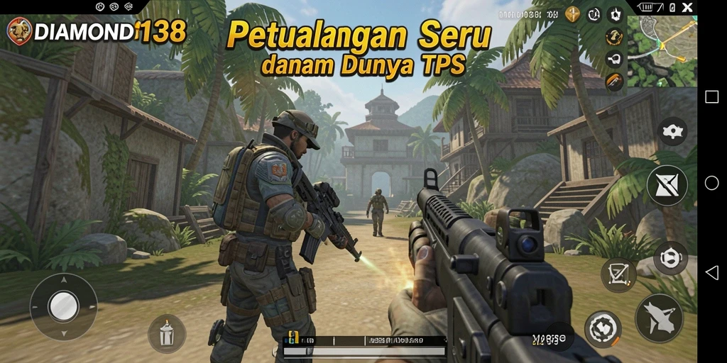Tampilan dinamis dari gameplay seru DIAMOND138 dalam TPS.