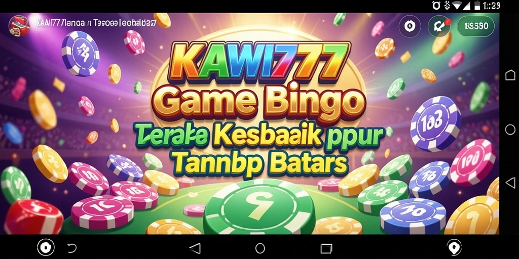 Tampilan gameplay Bingo yang mengasyikkan dan penuh warna.
