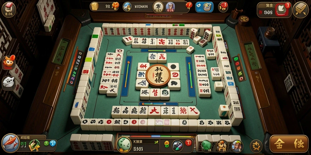 Screenshot gameplay <strong>KRISNA96</strong> menampilkan tantangan Mahjong yang menegangkan.