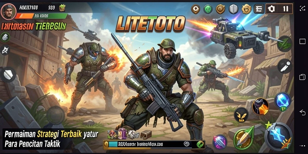 Tampilan gameplay menarik dari LITETOTO dengan berbagai strategi.