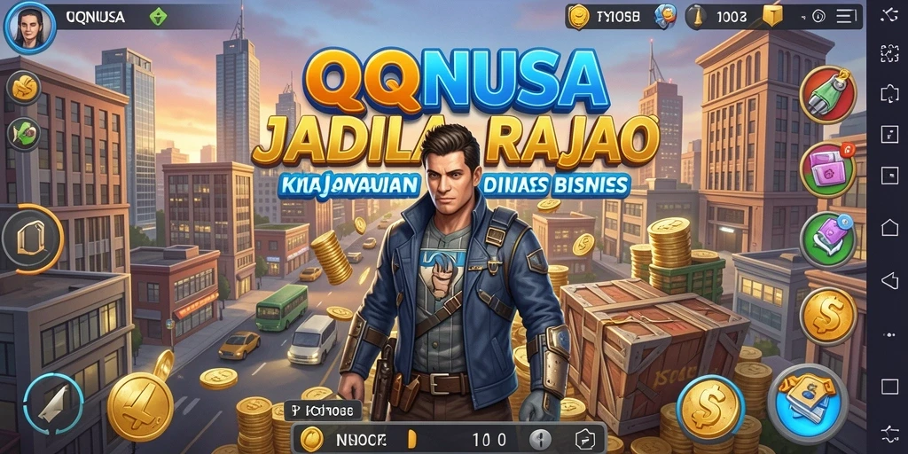 Tampilan gameplay QQNUSA yang menarik dan menantang.