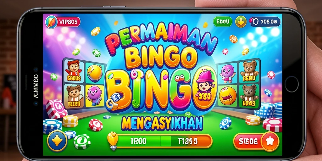 Tampilan menarik dari gameplay Bingo di VIP805.