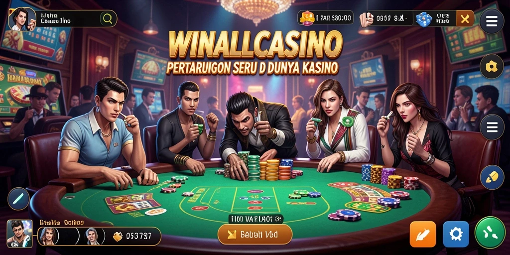 Gameplay pertarungan seru dalam WINALLCASINO dengan grafis yang menakjubkan.